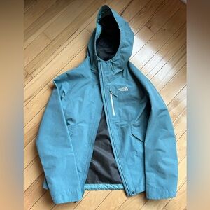 North Face Blue Rain Jacket Size M